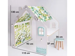 Maisonnette pour enfant en bois