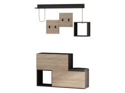 Meuble d'entrée en bois 