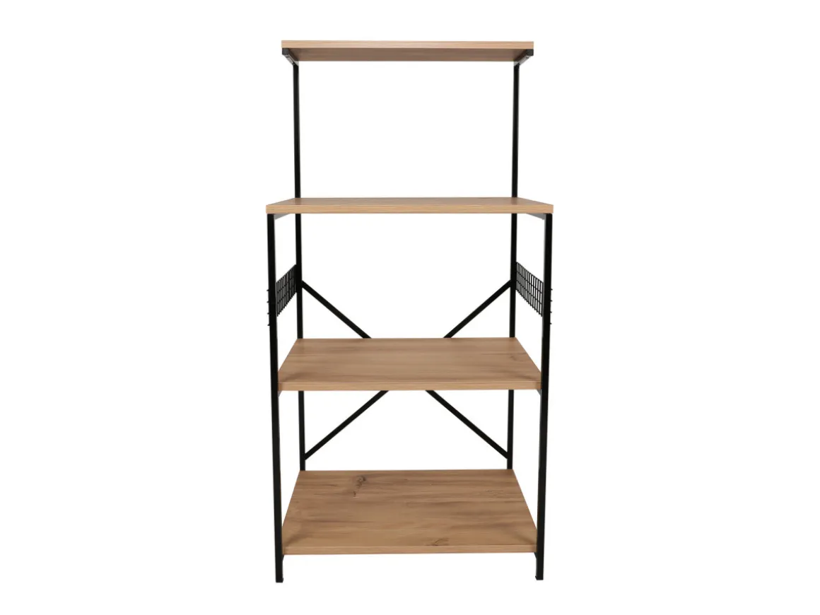 Meuble multi-usages en bois "Anemon" - 60 x 45 x 124 cm - Marron