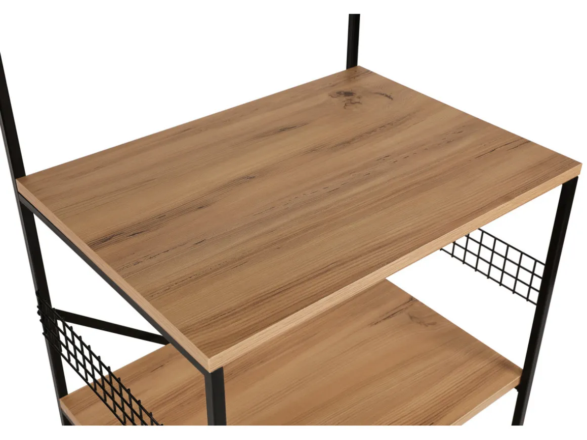 Meuble multi-usages en bois "Anemon" - 60 x 45 x 124 cm - Marron