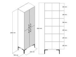 Meuble multi-usages en bois 