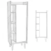 Meuble multi-usages en bois "Lagomood Ruby" - 50 x 30 x 140 cm - Blanc