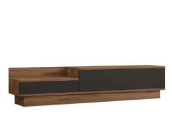 Meuble TV en bois "Asir" - 160 x 35 x 35 cm - Marron