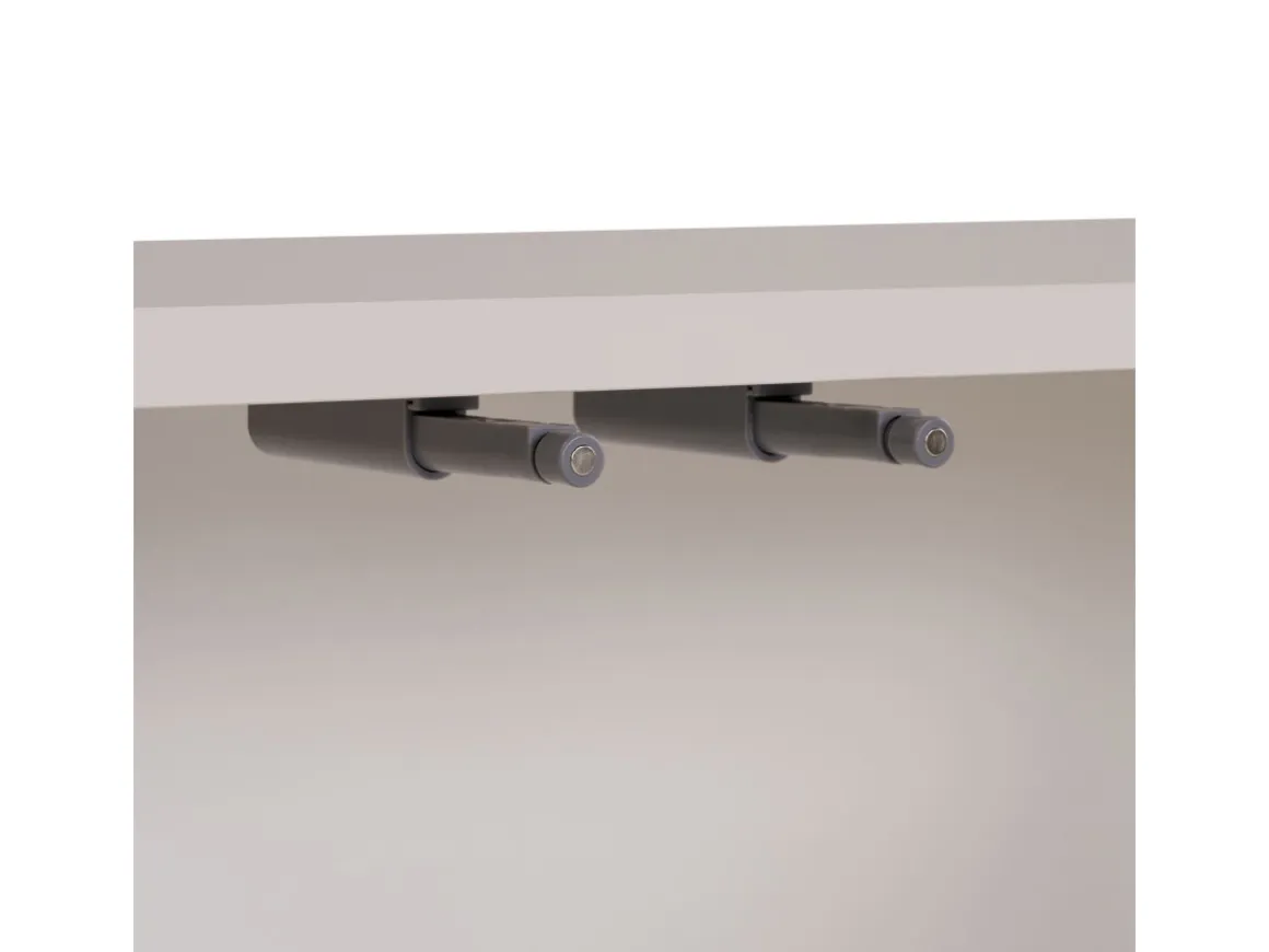 Meuble TV en bois "Aurelia" - 180 x 32 x 45 cm - Crème