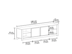Meuble TV en bois 