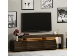 Meuble TV en bois "Beliz" Meuble TV - 192 x 37 x 53 cm