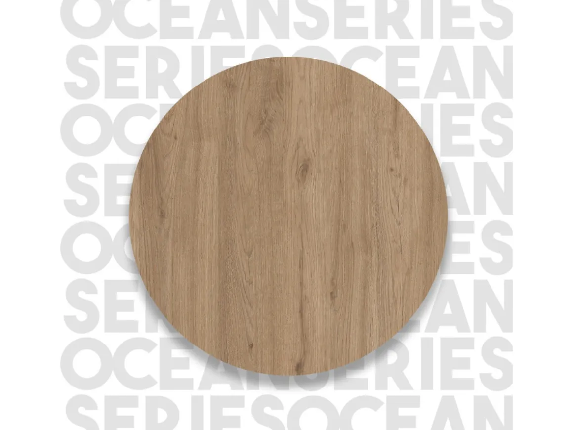Meuble TV en bois "Calvin" - 160 x 35 x 45 cm - Marron