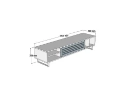 Meuble TV en bois