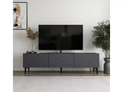 Meuble TV en bois "Felix" 160 x 31,4 x 44,1 cm - Anthracite