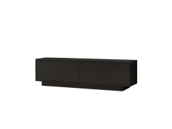 Meuble TV en bois "FN1" - 140 x 35 x 38 cm - Noir