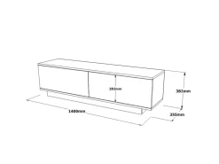 Meuble TV en bois 