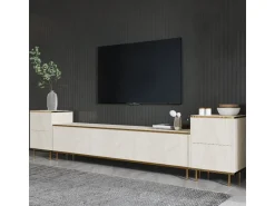 Meuble TV en bois "Imaj" - 260 x 35 x 60 cm - TravertinOr