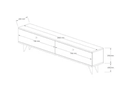 Meuble TV en bois 