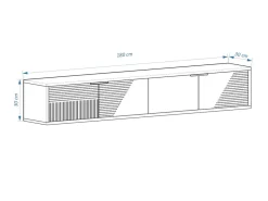 Meuble TV en bois 