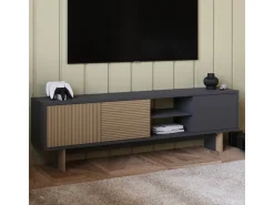 Meuble TV en bois "Ravello" - 150 x 30 x 45 cm - Marron
