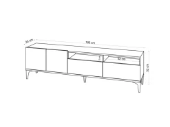 Meuble TV en bois 