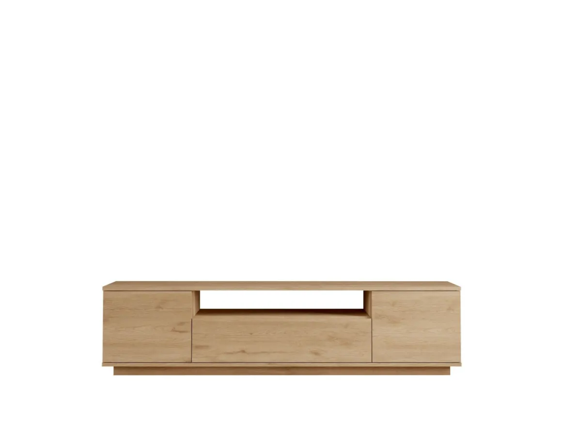 Meuble TV en bois "Rowen" - 180 x 44 x 44 cm - Marron