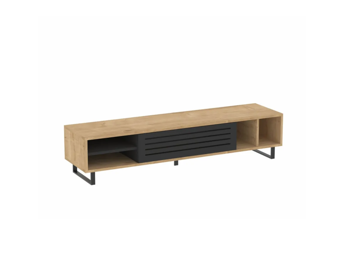 Meuble TV en bois "Safir" 160 x 40 x 35 cm - Saphir