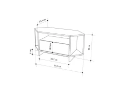 Meuble TV en bois 