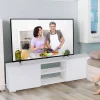 Meuble TV "Frida" - 155 x 31 x 42,5 cm - Gris