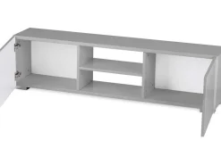Meuble TV "Frida" - 155 x 31 x 42,5 cm - Gris