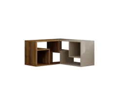 Meuble TV modulable en bois "Glis" - 145 x 35 x 44 cm - Beige