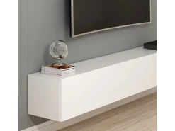 Meuble TV suspendu en bois 