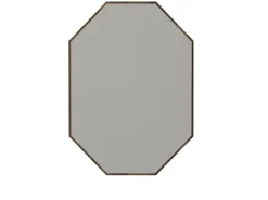 Miroir décoratif en bois "Lost" - 45 x 70 cm - Marron