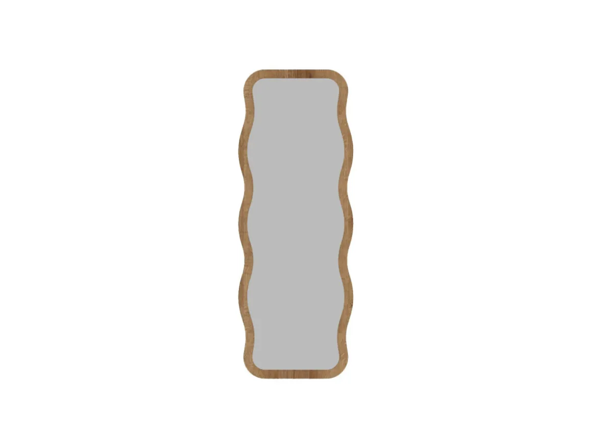 Miroir en bois "Aror" - 50 x 160 cm - Beige