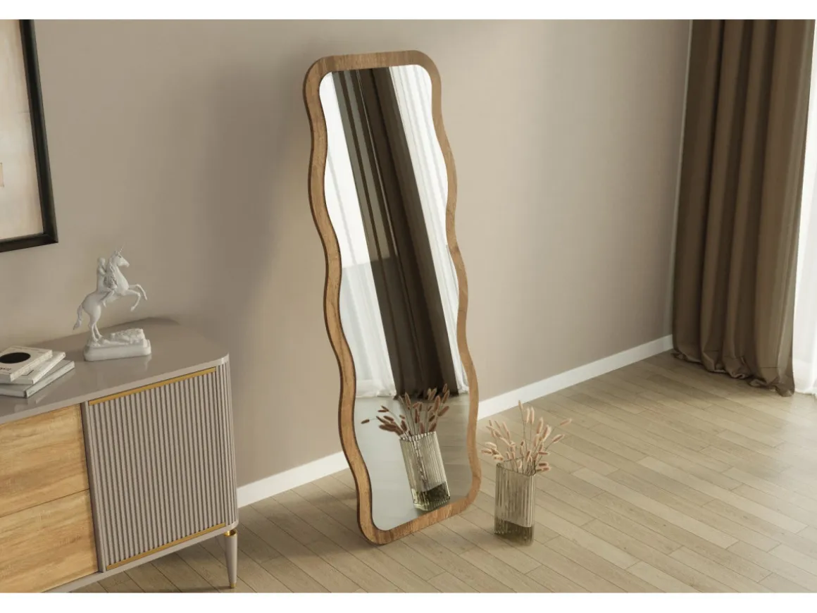 Miroir en bois "Aror" - 50 x 160 cm - Marron