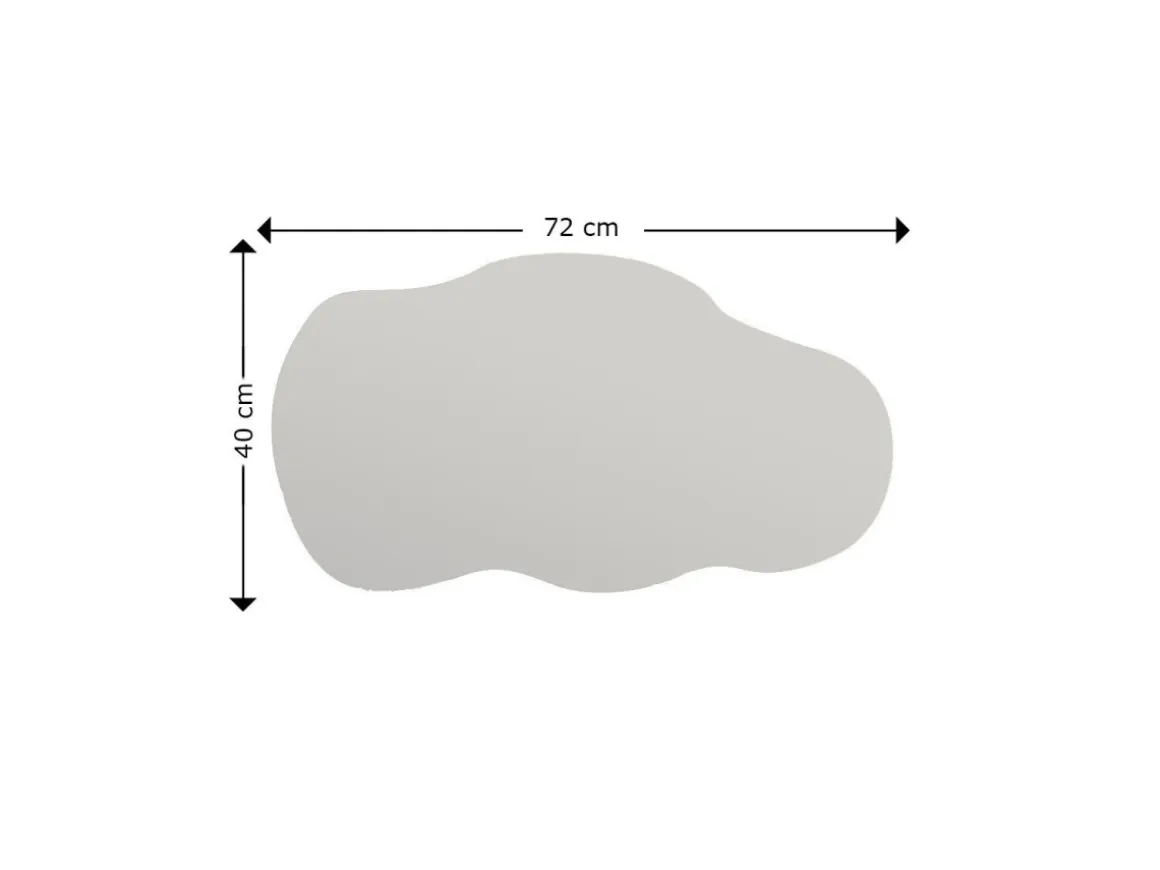 Miroir en bois "Baby" - 40 x 72 cm - Noir