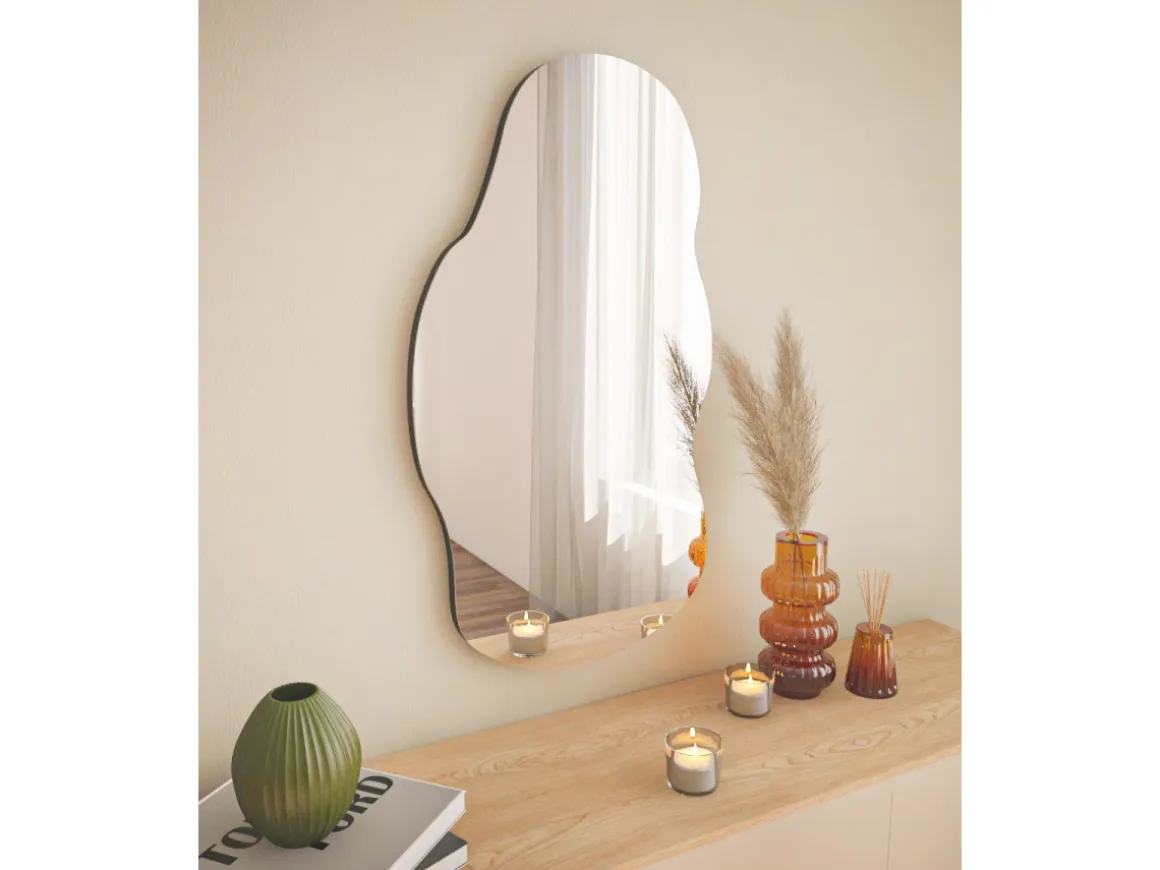 Miroir en bois "Baby" - 40 x 72 cm - Noir