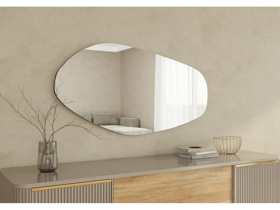 Miroir en bois "Bella " - 60 x 120 cm - Noir