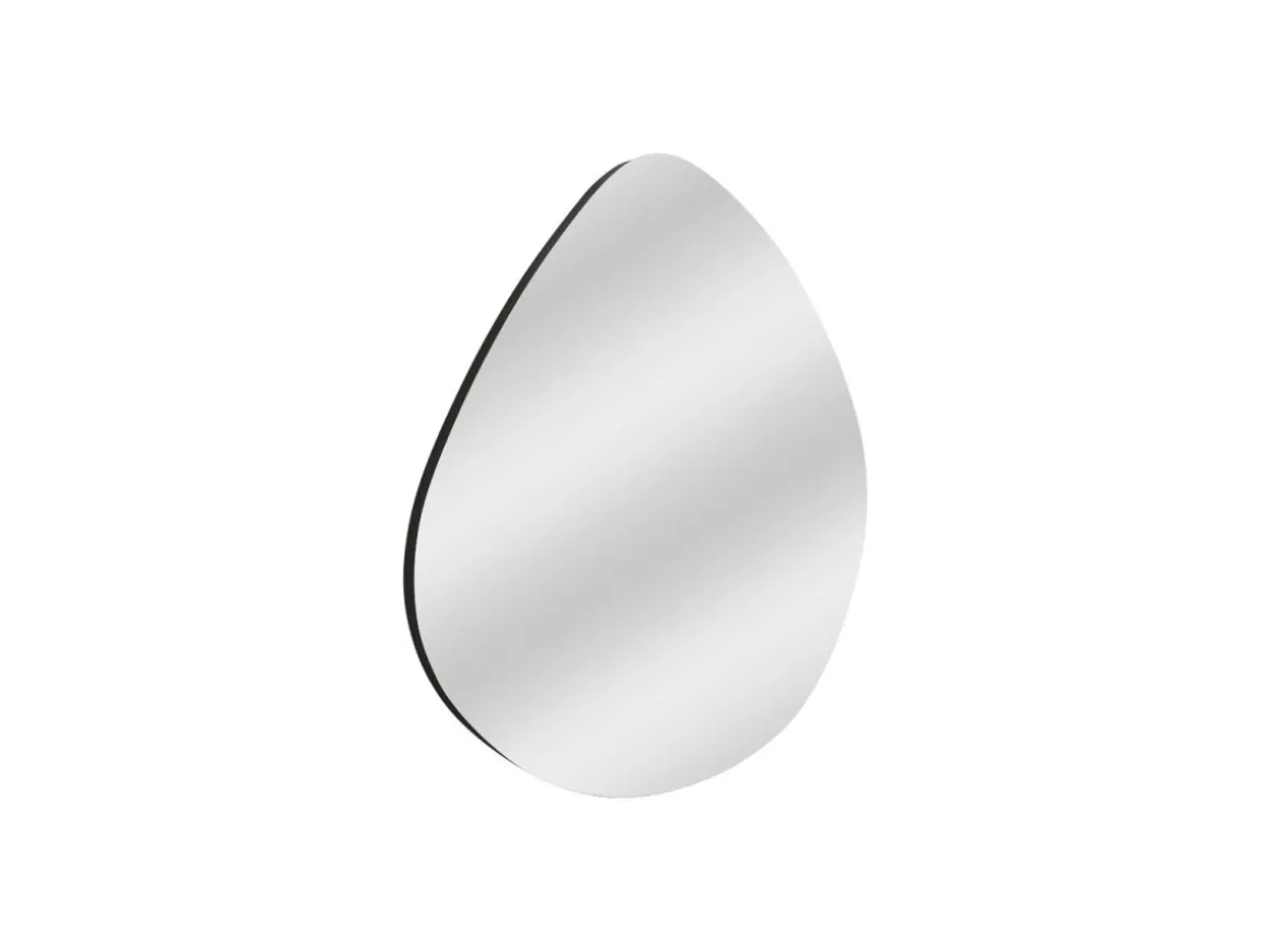 Miroir en bois "Besso" - 60 x 60 cm - Noir