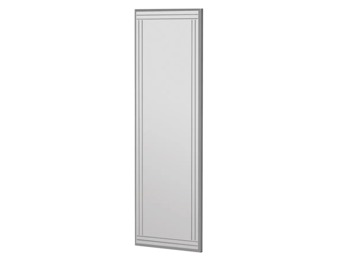Miroir en bois "Buhem" - 40 x 120 cm - Blanc