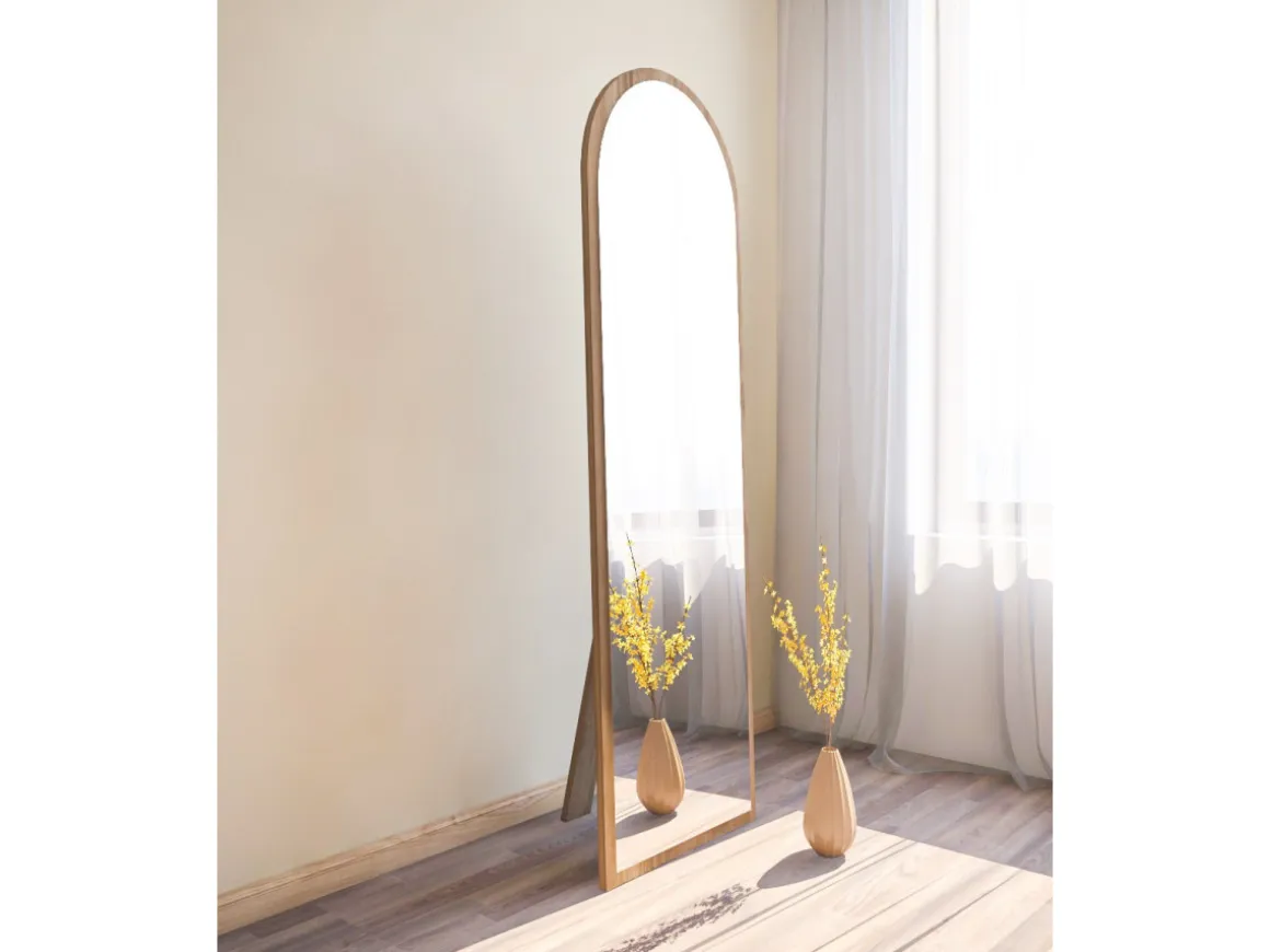 Miroir en bois "Emma" - 50 x 160 cm - Marron