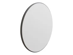 Miroir en bois "Ozze" - 60 x 60 cm - Noir