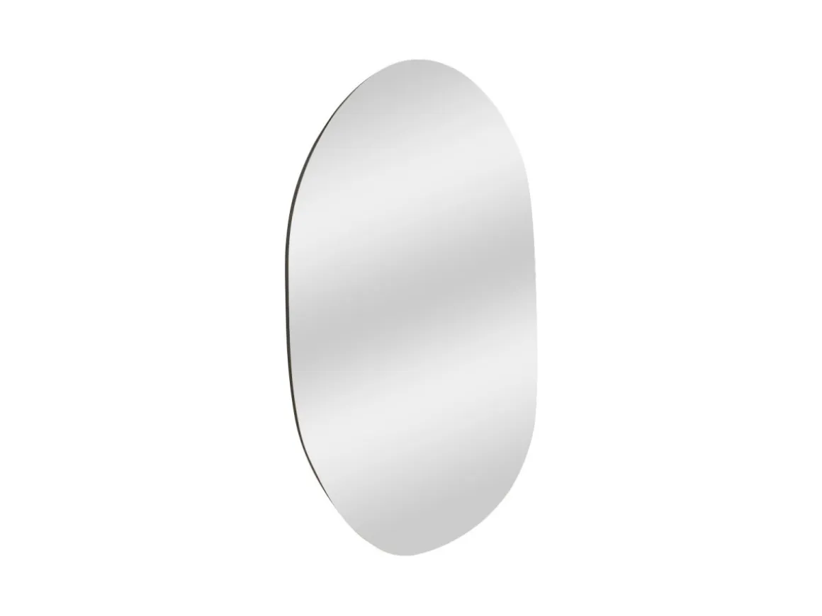 Miroir en bois "Vanomi" - 52 x 89 cm - Noir