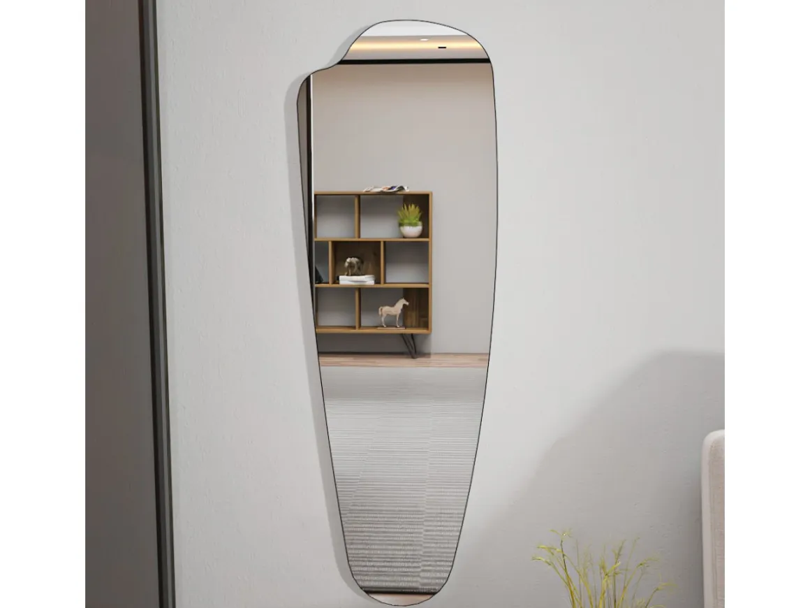 Miroir psyché en bois "Reos" - 40 x 120 cm - Transparent