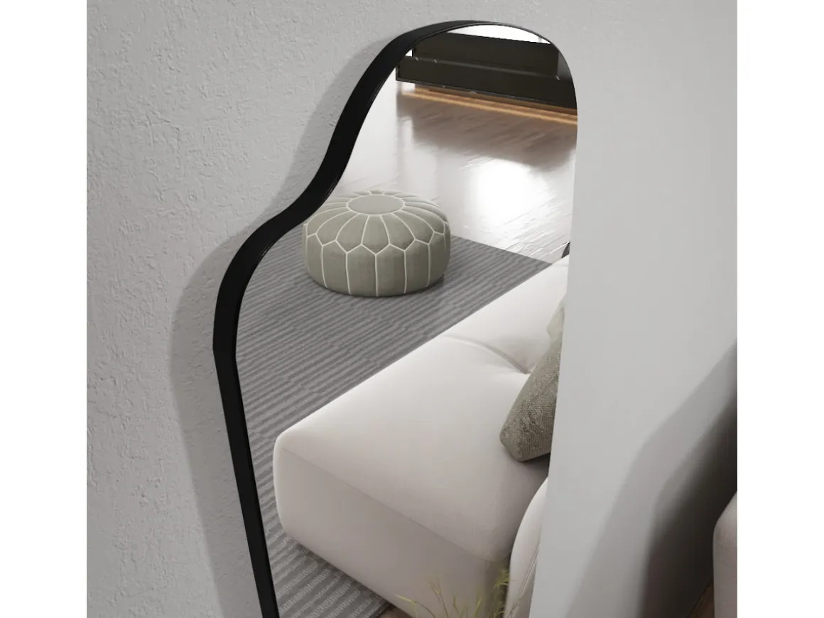 Miroir psyché en bois "Reos" - 40 x 120 cm - Transparent