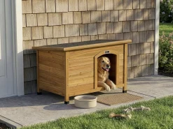 Niche pour chien en bois