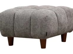 Ottoman pour canapé droit "Matignon" - 70 x 70 x 46 cm - Gris