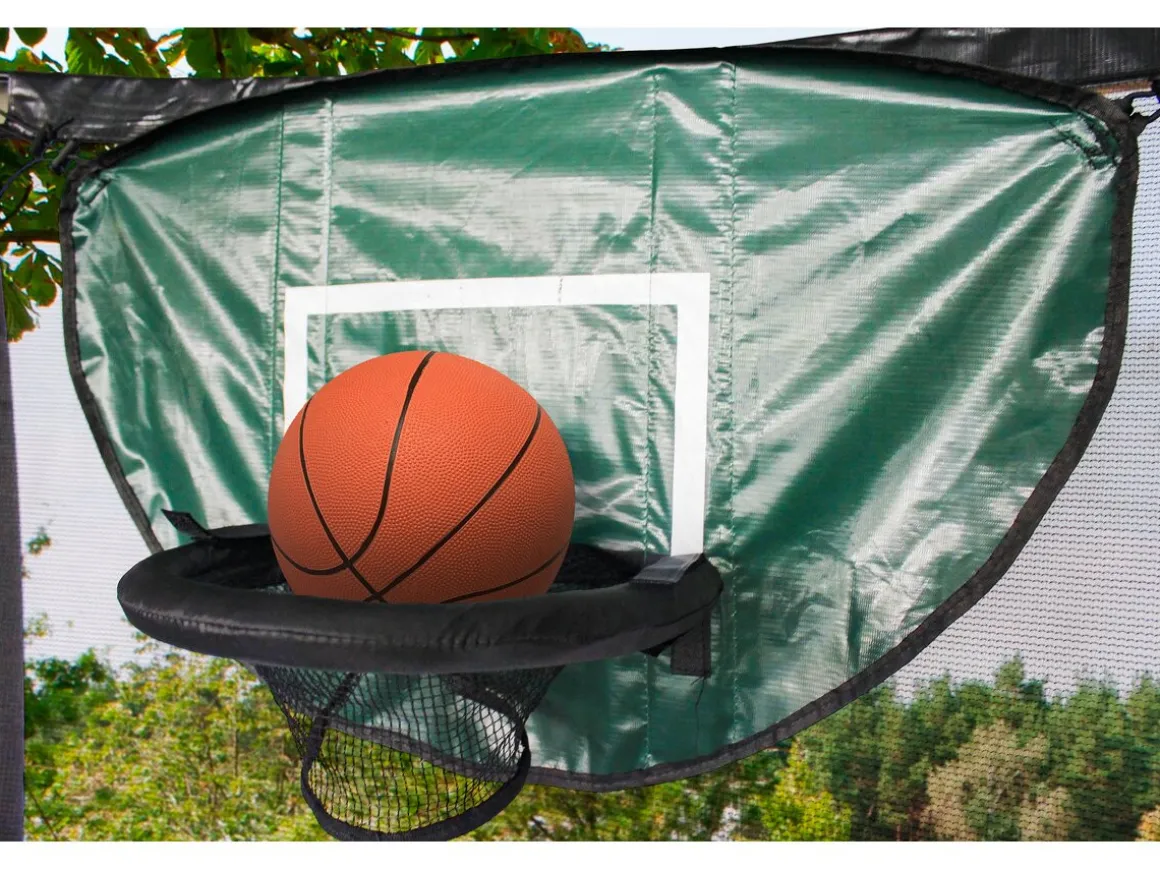 Panier de basket universel pour trampoline "Loopy" - Vert