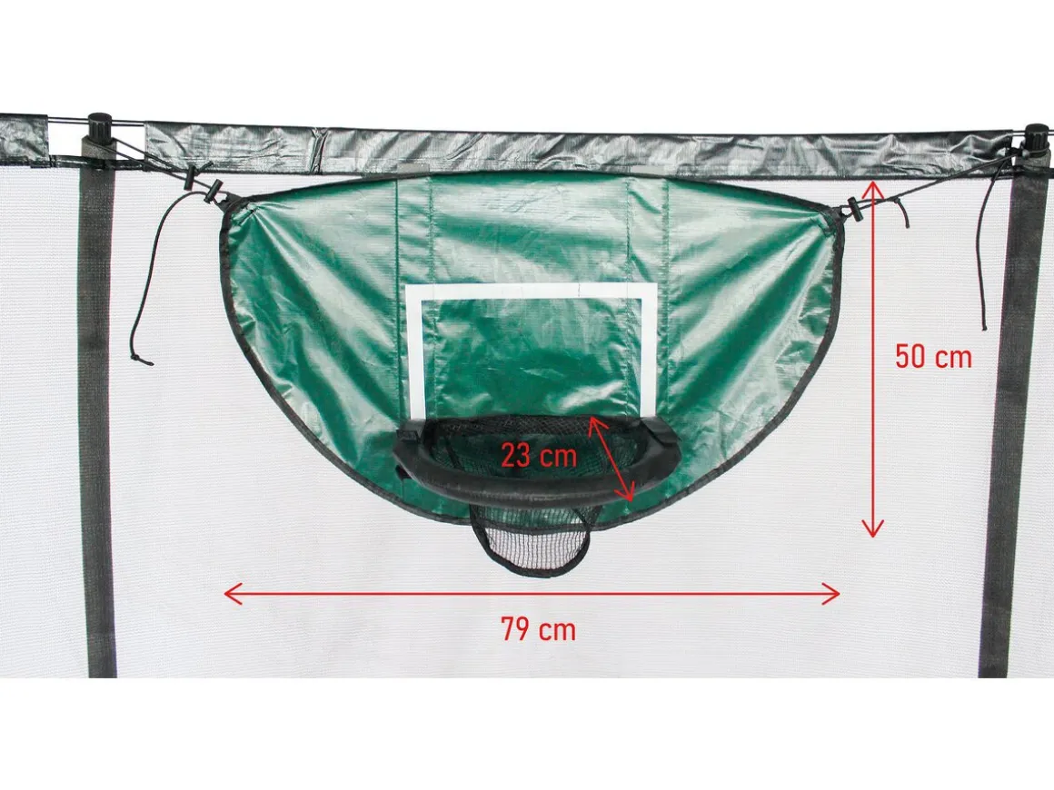 Panier de basket universel pour trampoline "Loopy" - Vert