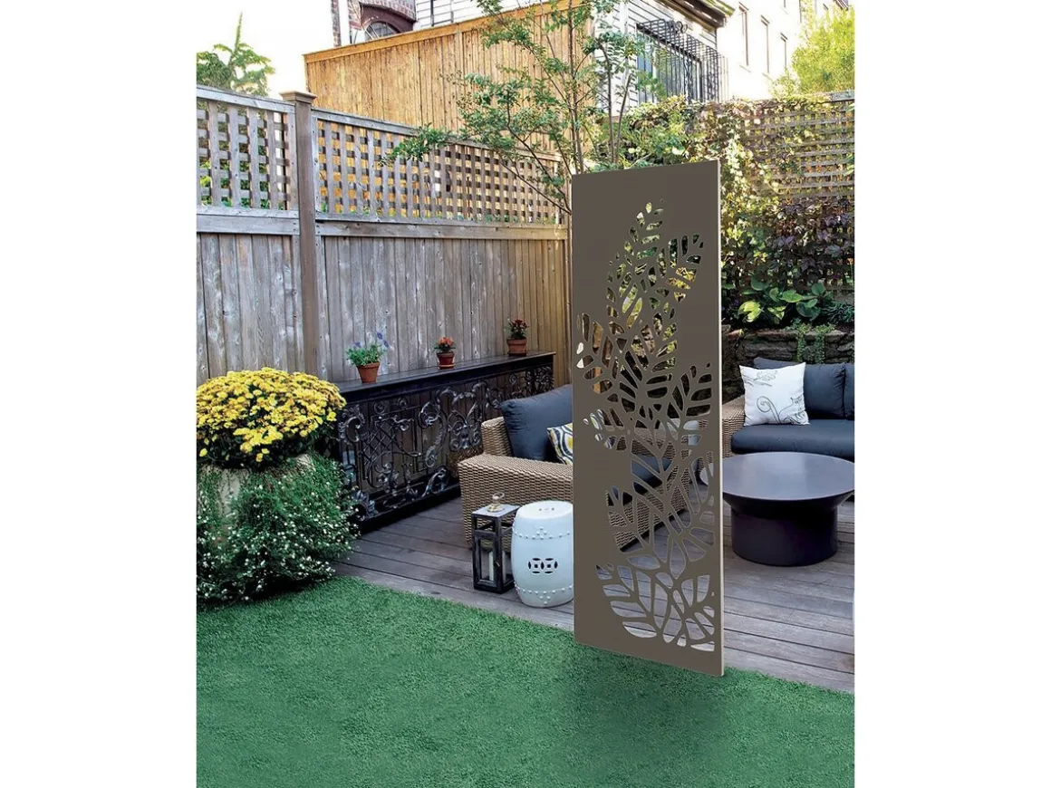 Panneau décoratif - " Athea " - Lot de 4 - 0.60 x 1.50 m - Taupe