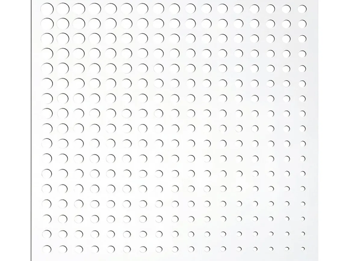 Panneau décoratif - " Moon " - Lot de 5 - 1.00 x 1.00 m - Blanc