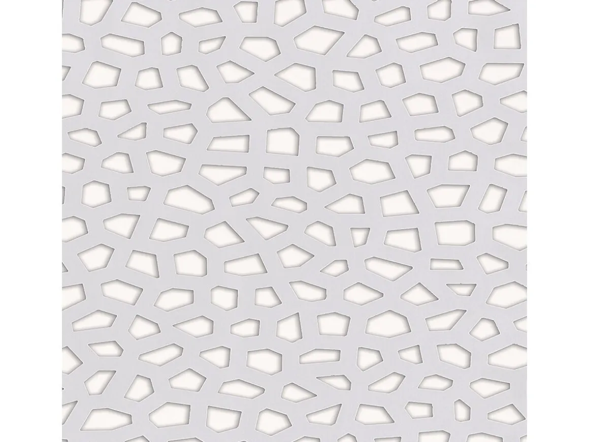 Panneau décoratif - " Mosaic " - Lot de 5 - 1.00 x 2.00 m - Blanc