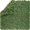 Panneau végétal - " Vertical Lauro " - Lot de 6 - 1.00 x 1.00 m - Vert