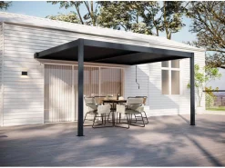 Pergola adossée en aluminium