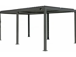 Pergola bioclimatique autoportante en aluminium